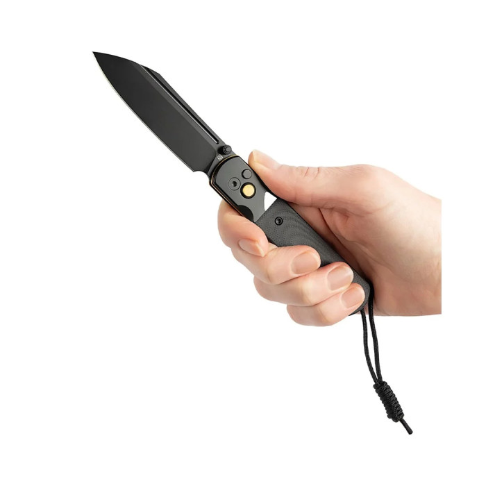 Ніж Artisan Holm, AR-RPM9, Black PVD Steel+Black G10 Inlay 