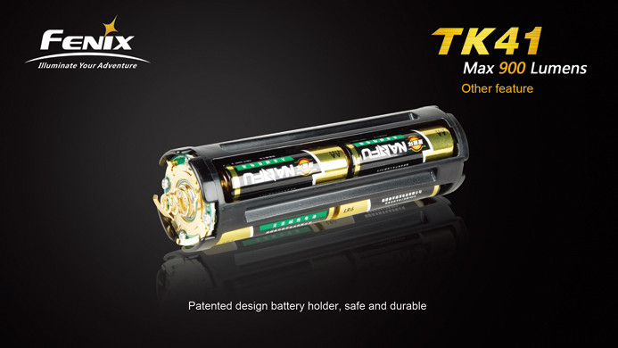 Тактичний Ліхтар Fenix TK41 Cree XM-L (U2), 860 люмен 