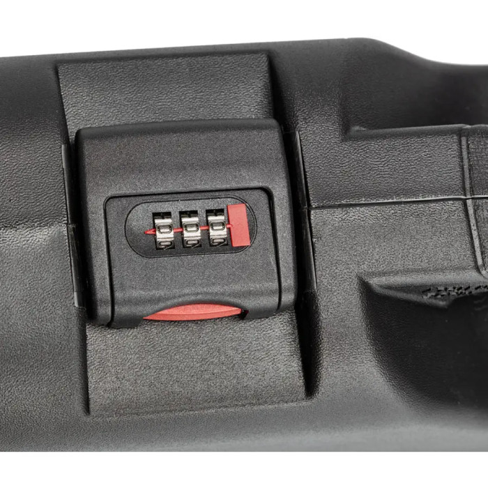 Кейс MEGAline збройовий 110x25x11 пластиковий, чорний, кодовий замок 