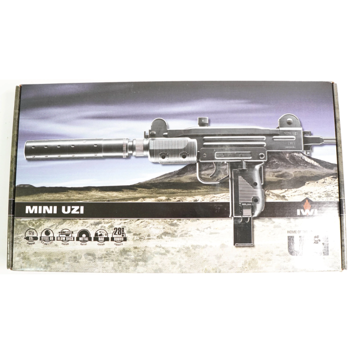 Пневматичний пістолет-кулемет Umarex IWI Mini UZI Blowback кал.4,5мм (5.8141) 