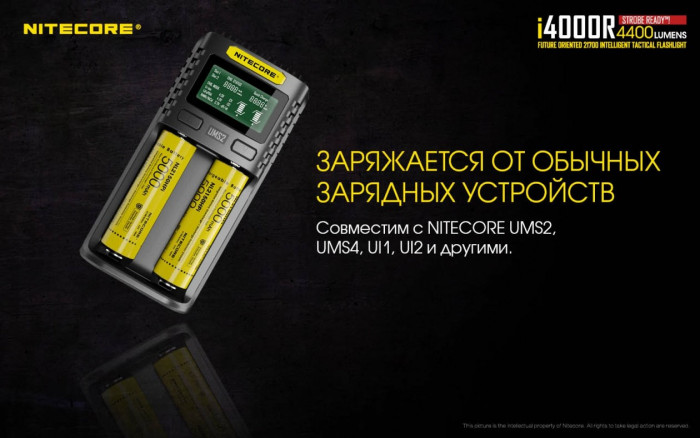Ліхтар Nitecore i4000R 