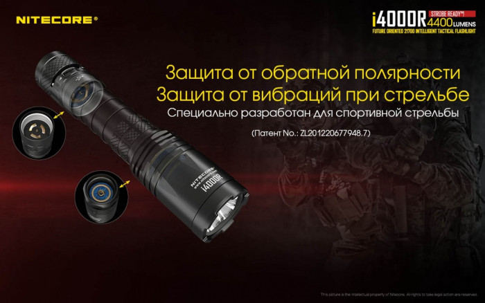 Ліхтар Nitecore i4000R 