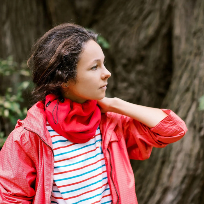 Пов'язка флісова Tribe Neck Warmer з затяжкою T-KF-0020 OS, red