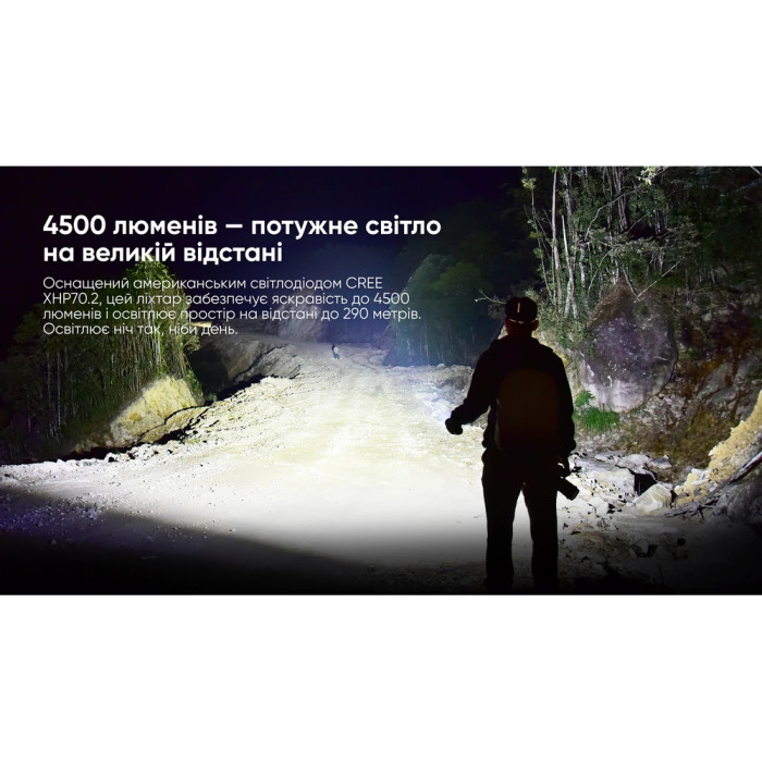 Ліхтар Wuben A22, чорний 