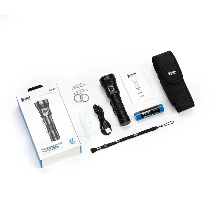 Ліхтар Wuben A22, чорний 