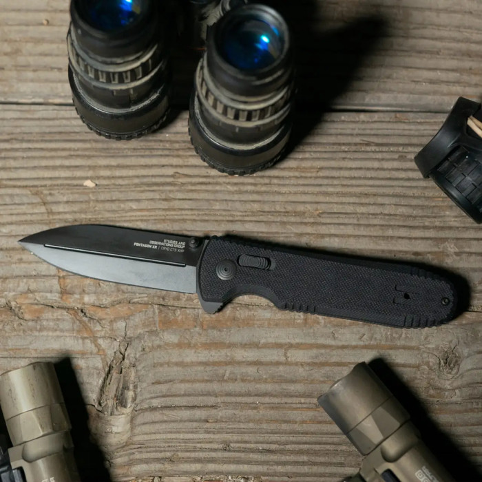 Ніж SOG Pentagon XR Black Out (SOG 12-61-01-57) 