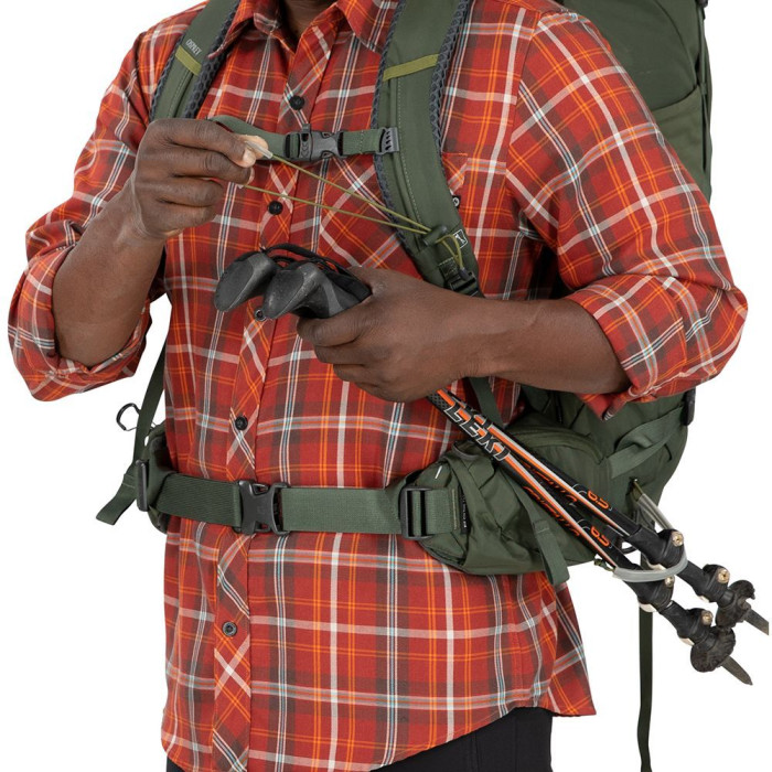 Рюкзак Osprey Kestrel 58 bonsai green - S/M - зелений 