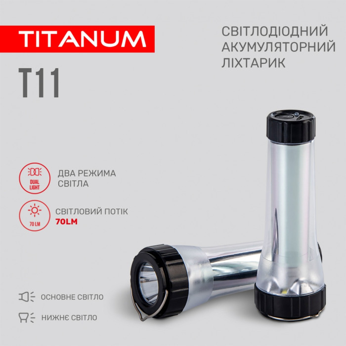 Портативний світлодіодний ліхтарик TITANUM TLF-T11 