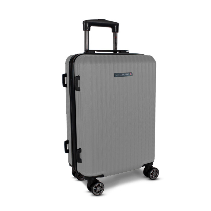 Валіза Swissbrand Riga 2.0 (S) Silver (SWB_LHRIG802S) 