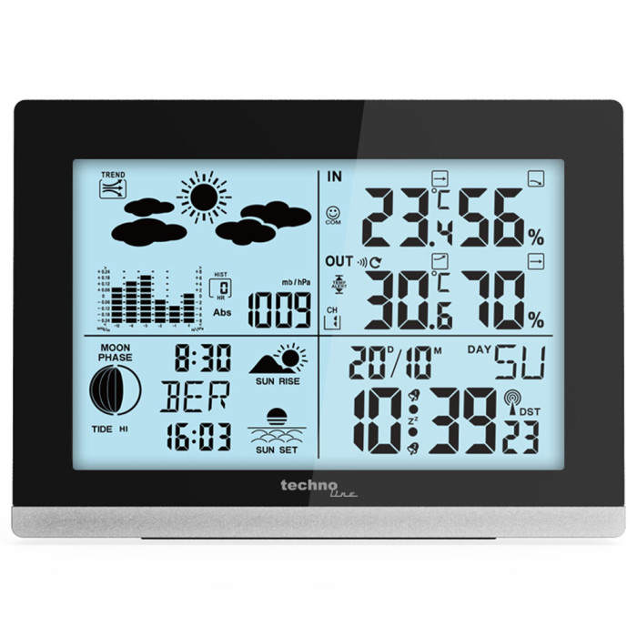 Метеостанція Technoline WS6762 Black (WS6762)
