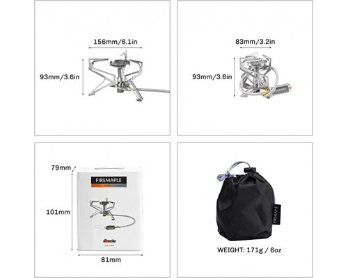 Пальник зі шлангом FM ROCK 