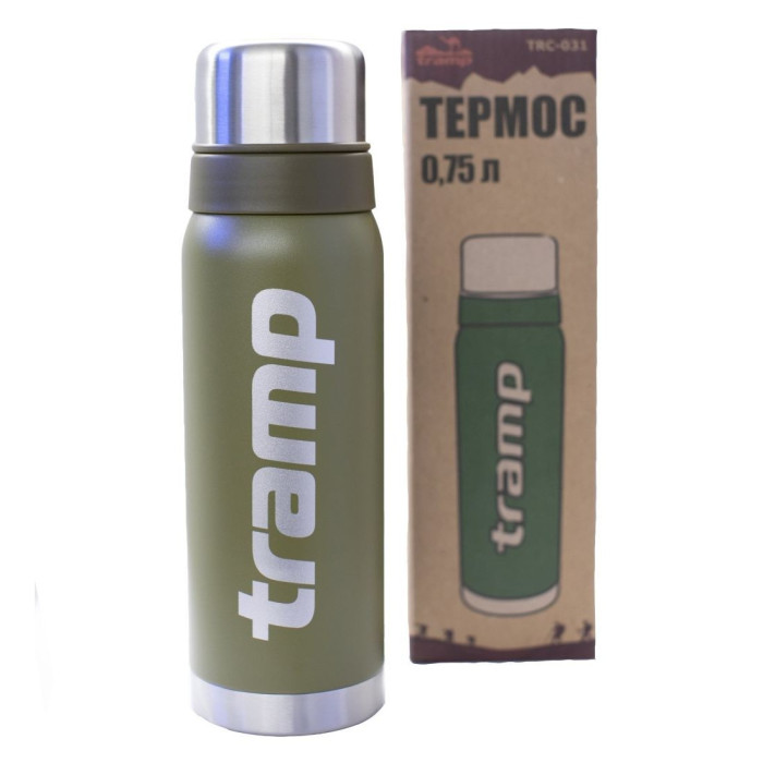 Термос 0,75 л Tramp TRC-031-olive 