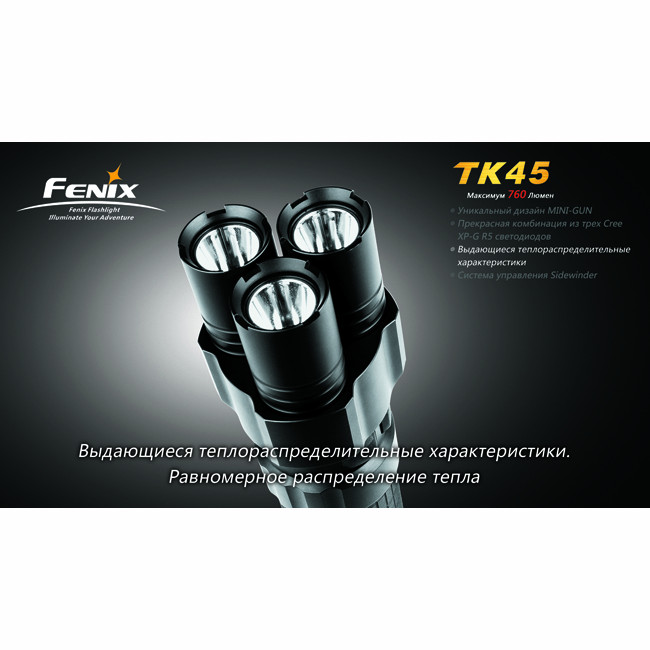 Ліхтар Fenix TK45 3XCREE XP-G (R5) 