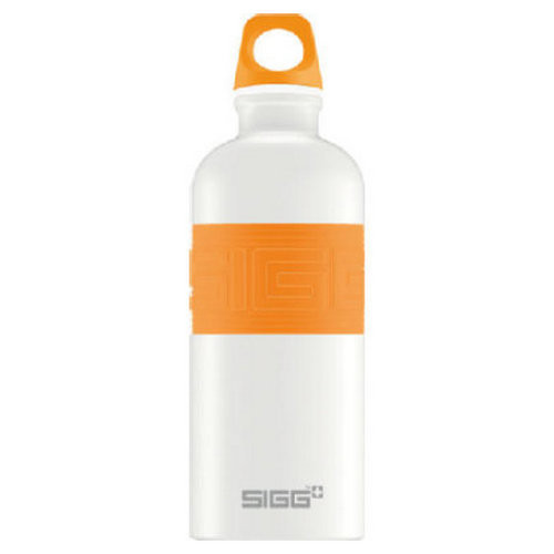Пляшка для води SIGG CYD Pure White Touch, 0.6 л (оранжева) 