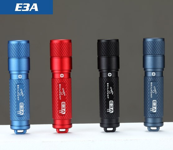 Ліхтар Skilhunt E3A slate blue LH351B Type III anodization 