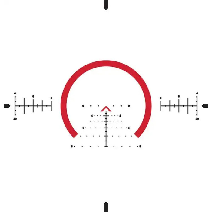 Приціл Primary Arms PLxC 1-8x24 F1 сітка ACSS Raptor M8 5.56/.308 Meter з підсвічуванням 