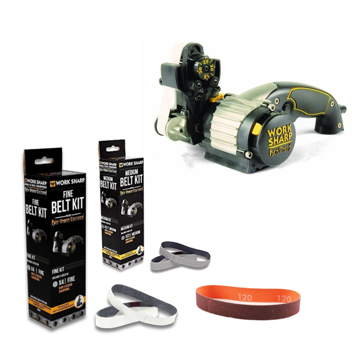 Точилка Work Sharp Ken Onion Edition + 3 ременя ( P120, x22, x4) 