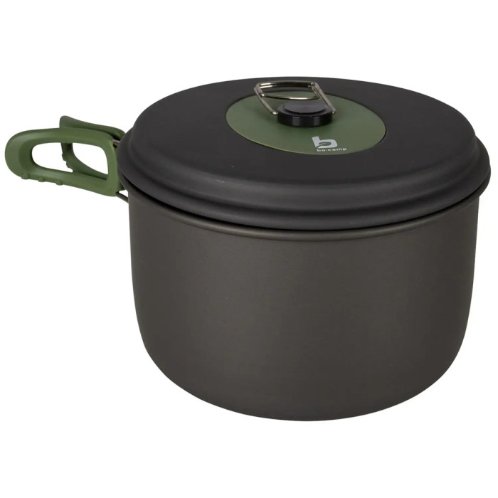 Набір посуду Bo-Camp Explorer 3 Pieces Hard Anodized Grey/Green (2200239) 