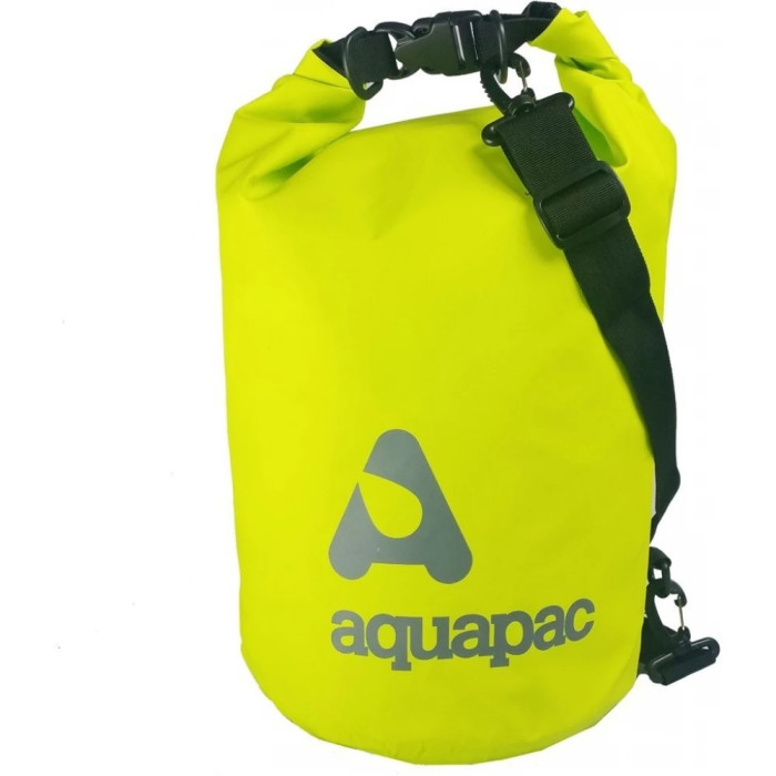 Гермомішок AQUAPAC з ремнем через плече Trailproof Drybag - 15L (acid green) w/strap зелений 