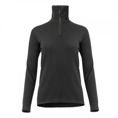 Термокофта-поло жіноча Aclima WoolTerry 220 Polo Jet Black XXL