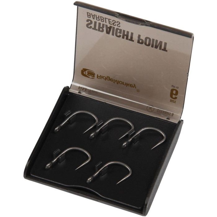 Гачок короповий RidgeMonkey RM-Tec Straight Point Barbless безбородий #2 (10 шт/уп) 