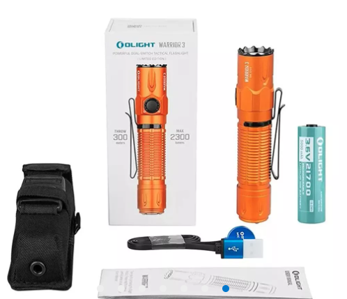Ліхтар Olight Warrior 3 LE-Помаранчевий 