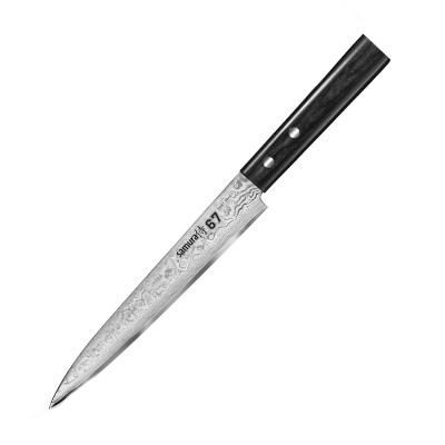 Ніж кухонний Samura 67 Damascus для тонкої нарізки, 195 мм, SD67-0045