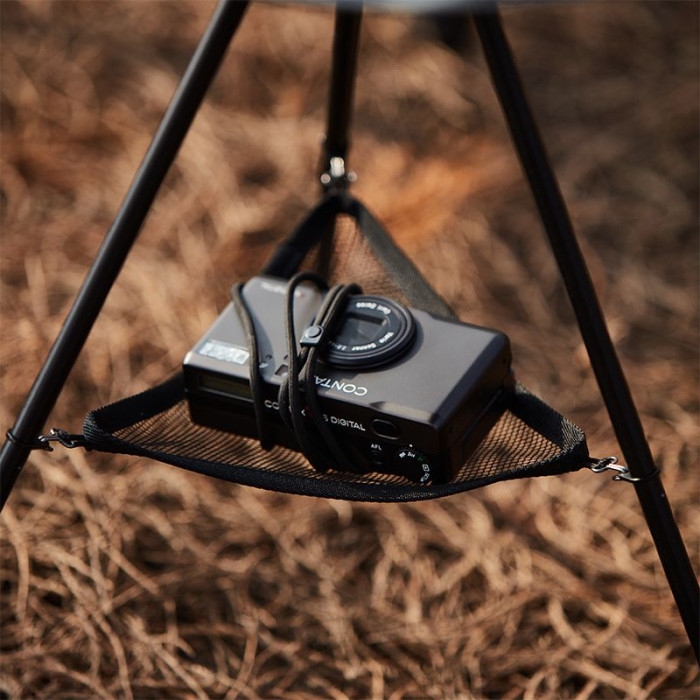 Cтіл розкладний Naturehike CNH22JU035, алюміній, Розмір L, чорний 