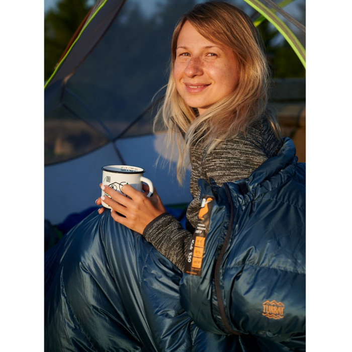 Спальник Пуховий Turbat KUK 350 - синій, 185 см 