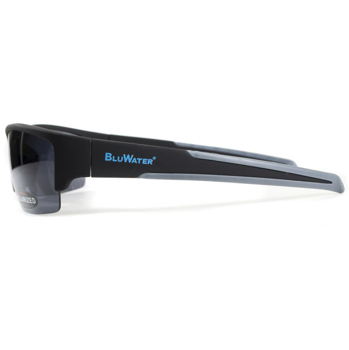 Окуляри BluWater Daytona-2 Polarized (gray) чорні 