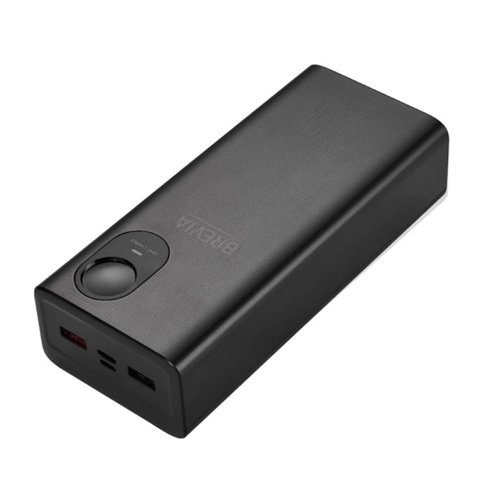 Повербанк (Power Bank) Brevia 30000mAh 65W, Li-Pol, LCD, Black