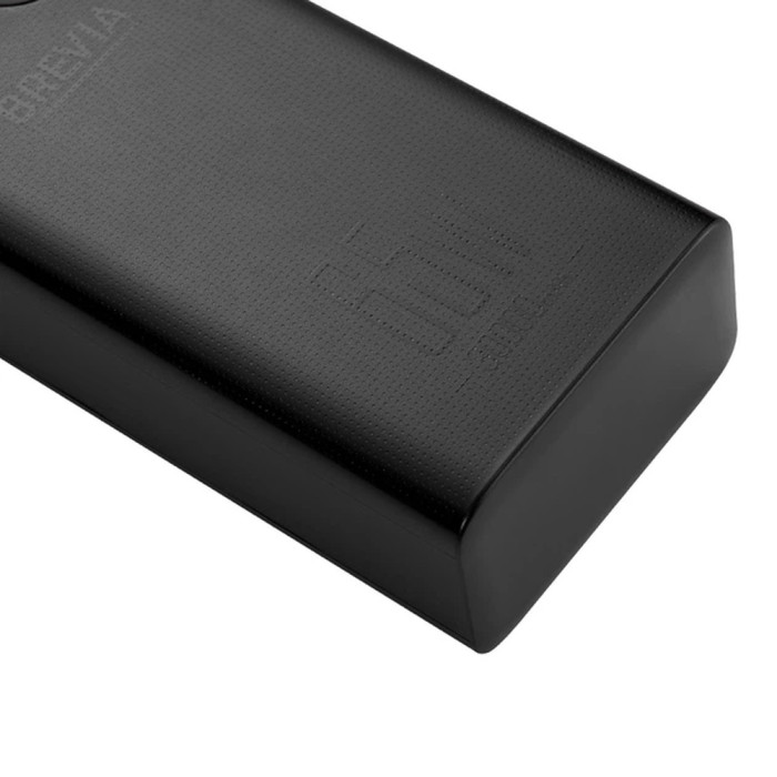 Повербанк (Power Bank) Brevia 30000mAh 65W, Li-Pol, LCD, Black