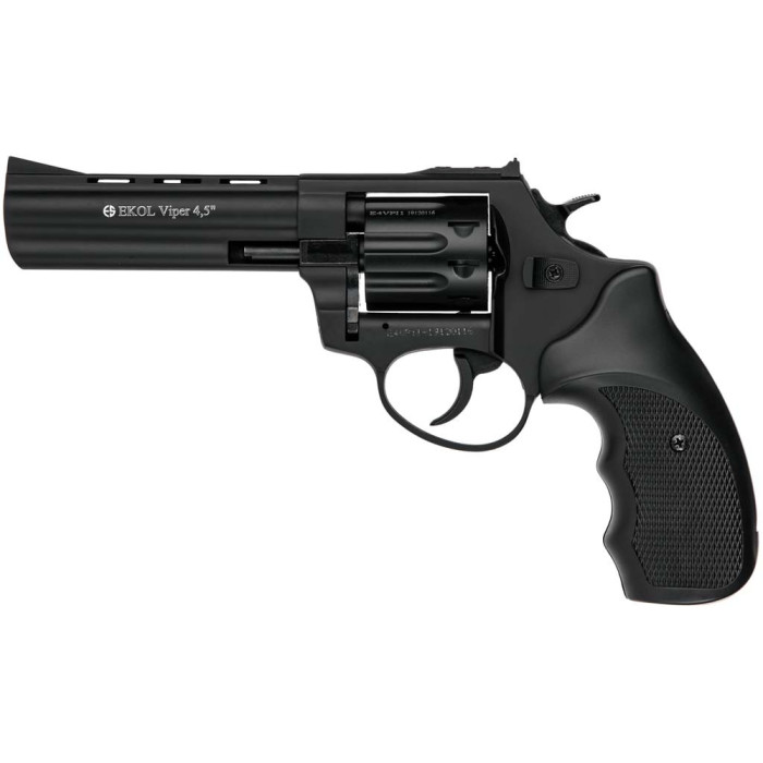 Револьвер Флобера Voltran Ekol Viper 4.5" (чорний / пластик) 