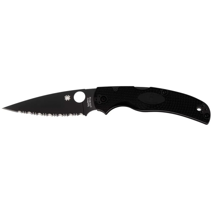 Ніж Spyderco Native Chief Lightweight Black Blade CTS BD1N, FRN black 