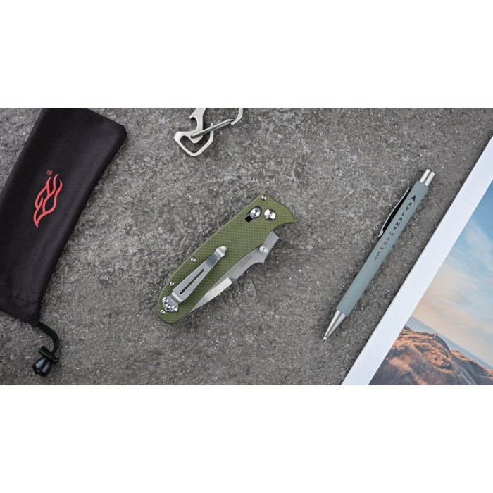 Ніж складаний Ganzo D704-GR, зелений (D2 сталь) 