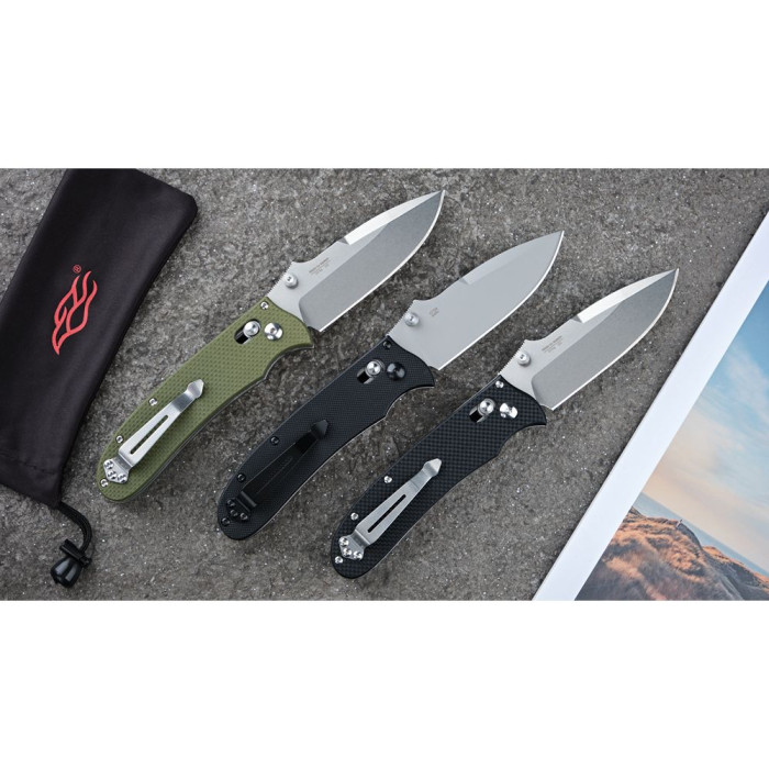 Ніж складаний Ganzo D704-GR, зелений (D2 сталь) 