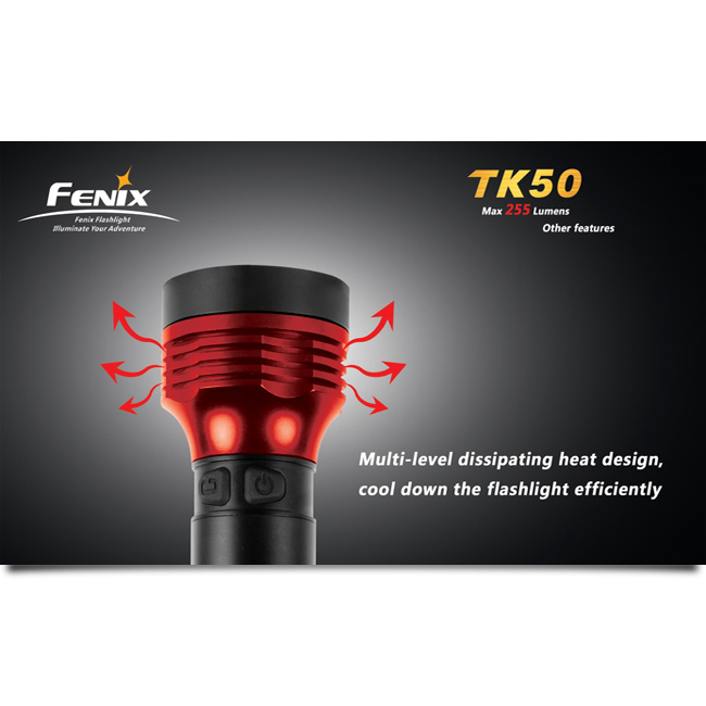 Пошуковий Ліхтар Fenix TK50 Cree XP-G (R5), 255 люмен 