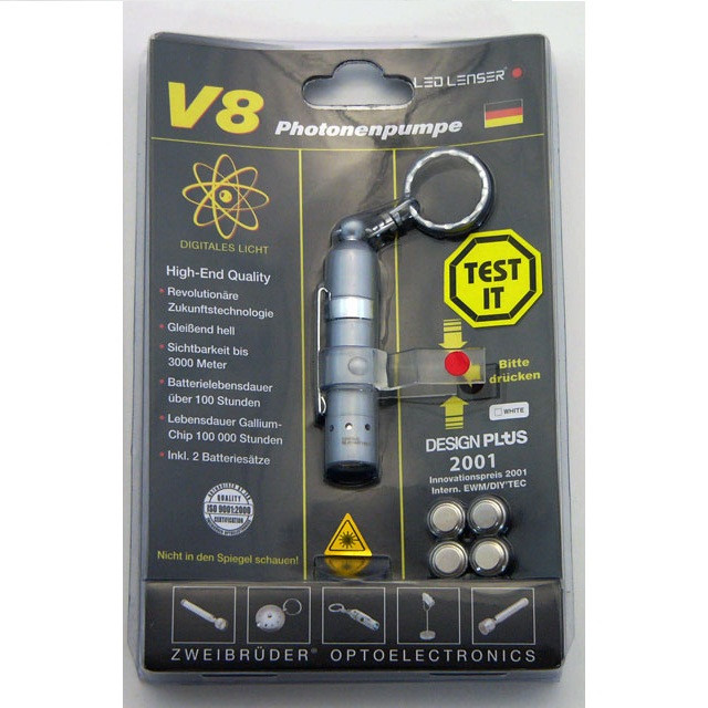 Ліхтар-брелок Led Lenser V8, 18 лм 