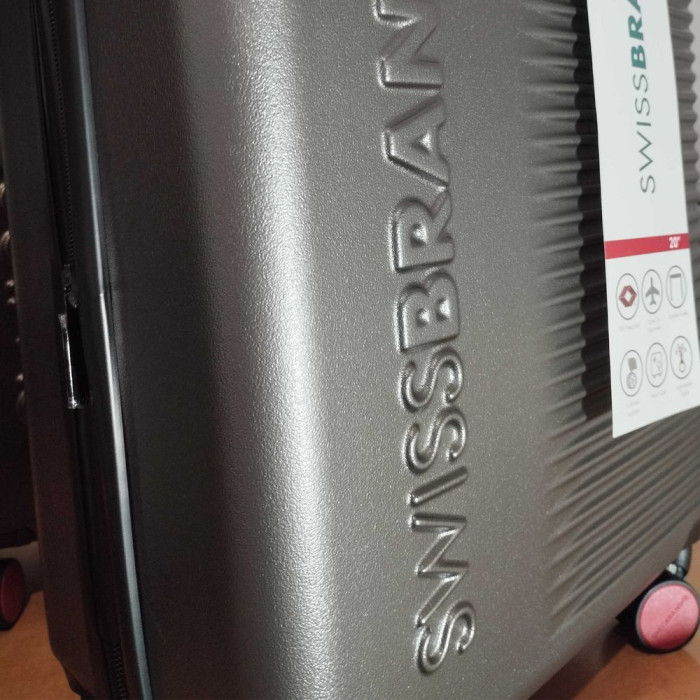 Валіза Swissbrand Enstone (M) Grey (SWB_LHENS801M) 