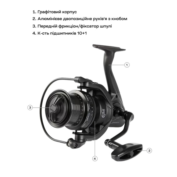 Котушка Brain NRG SE 4500S 10+1BB 5.0:1 