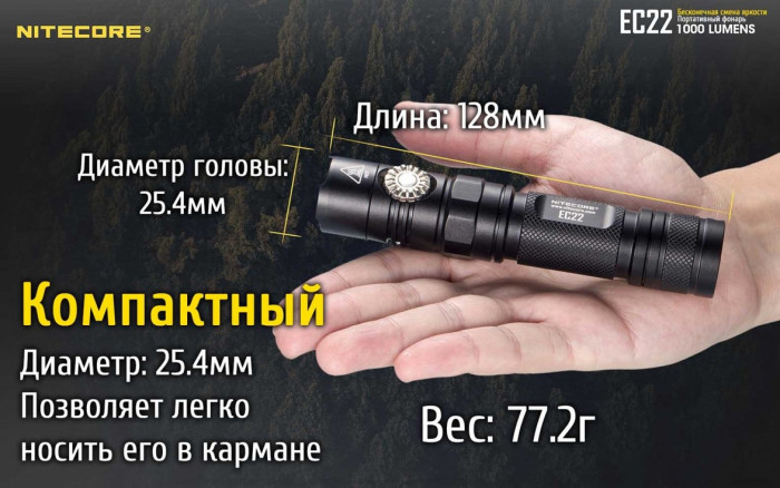 Ліхтар Nitecore EC22 