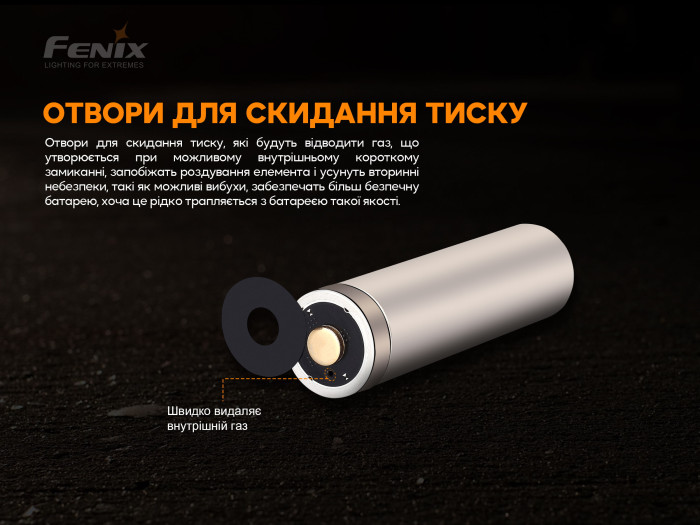 Акумулятор 18650 Fenix (3000 mAh) 