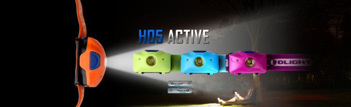 Ліхтар налобний Olight H05 Active синій 