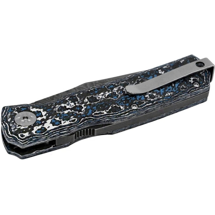 Ніж Maserin Power Limited, дамаск MagnaCore, fat carbon frost 