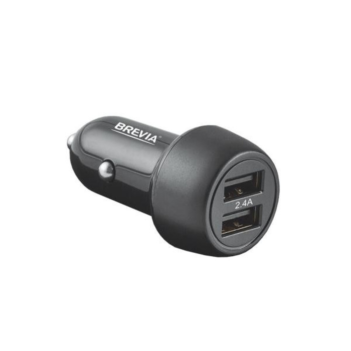 Автомобільний зарядний пристрій Brevia ePower DualDrive 12W 2xUSB-A 
