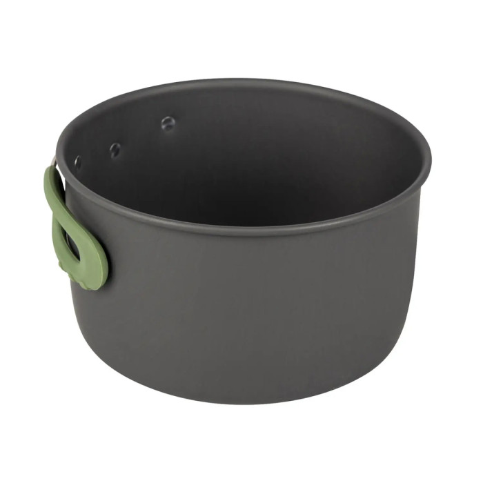 Набір посуду Bo-Camp Explorer 4 Pieces 19 Hard Anodized Grey/Green (2200241) 