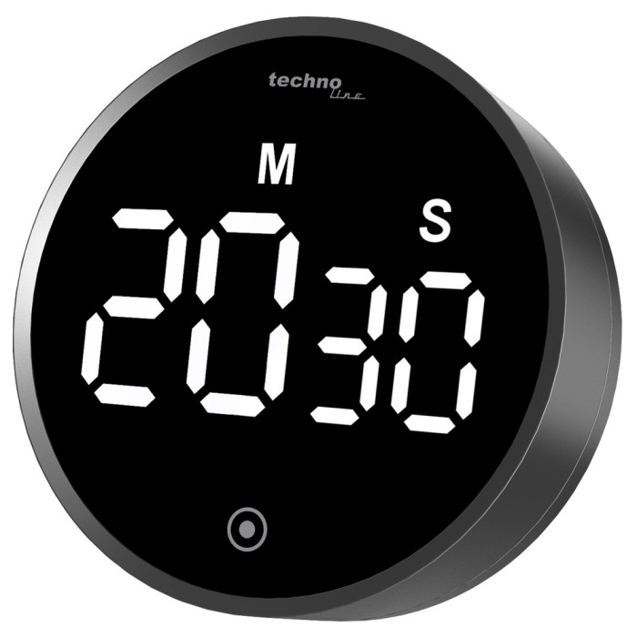 Таймер кухонний Technoline KT600 Magnetic Touchscreen Black (KT600)