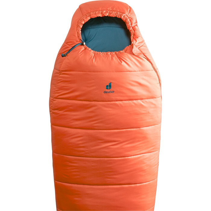 Спальник DEUTER Starlight Pro колір 9317 paprika-slateblue лівий 