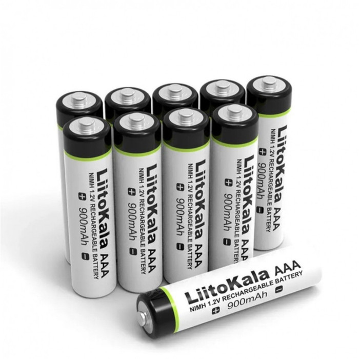Акумулятор LiitoKala AAA на 900мАг 1.2V 
