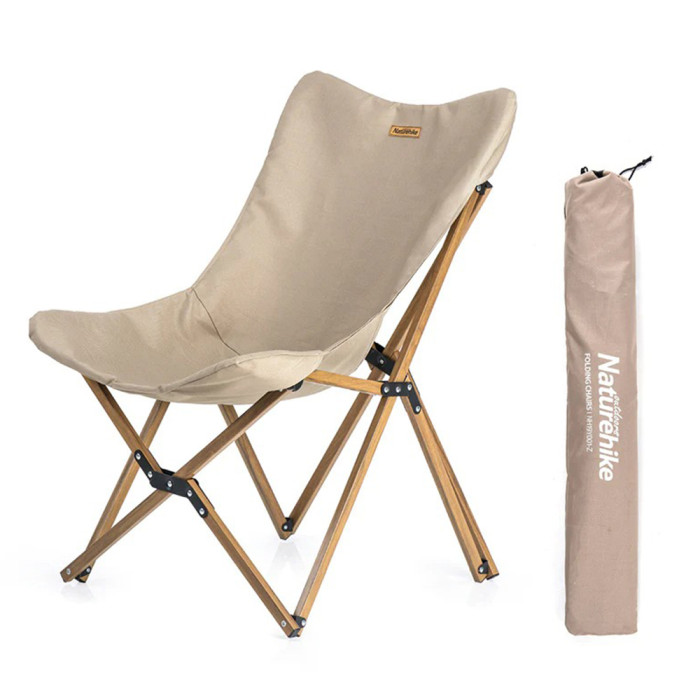 Крісло складне Naturehike Moon Beach MW01 NH19Y001-Z, 600D Oxford / алюміній, бежевий 